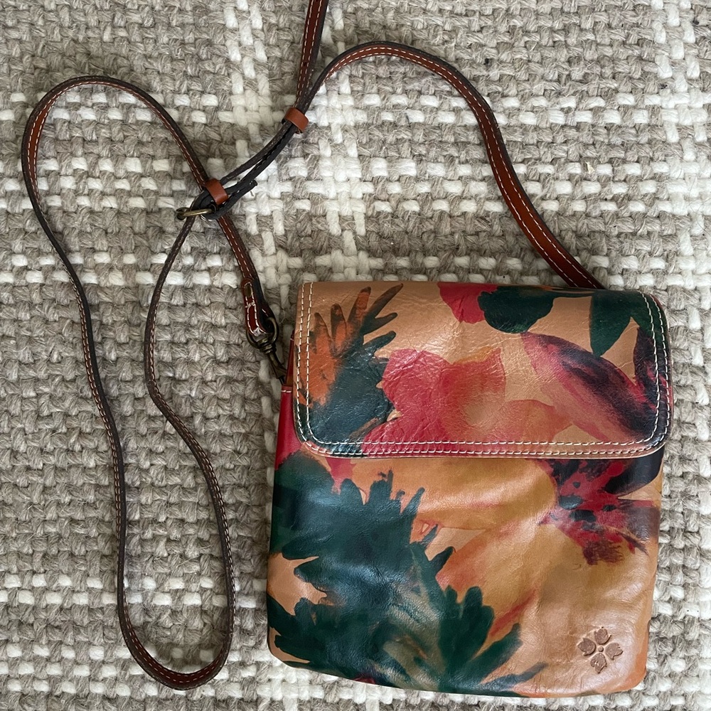 Patricia Nash Leather Spring Multicolor Balluri crossbody